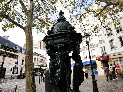 The Sculpture Garden at the Pompidou Center